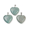 Natural Amazonite Pendants G-G956-B82-1