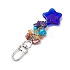 Blue Evil Eye Lampwork Pendant Decooration HJEW-JM01969-02-4