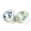 Handmade Porcelain Beads PORC-N008-06G-2