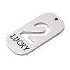 304 Stainless Steel Pendants STAS-D200-02C-P-2