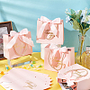 Rectangle Paper Wrapping Handle Bags with Ribbon CARB-WH0001-07A-5