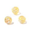 Handmade Gold Sand Enamel Lampwork Beads LAMP-B035-03G-1