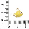 Alloy Enamel Charms ENAM-F156-06G-01-3