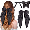 3Pcs 3 Styles Cloth Big Bowknot Hair Barrettes AJEW-TA0001-86-1