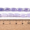 Anti-Tarnish Electroplate Glass Beads Strands EGLA-Q130-02A-15-4
