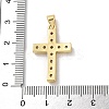 Brass Micro Pave Cubic Zirconia Pendants KK-A212-10C-G-3
