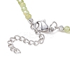 Brass Clover Pendant Necklace NJEW-JN04325-02-4