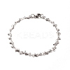 Tarnish Resistant 304 Stainless Steel Dolphin Link Bracelets X-BJEW-O076-03P-1