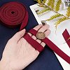 Cloth Cord for Women's Wedding Dress Zipper Replacement SRIB-WH0007-80D-3