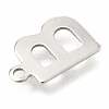 Non-Tarnish 201 Stainless Steel Charms STAS-C021-06P-B-3