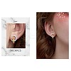 SHEGRACE Unique Design 925 Sterling Silver Stud Earrings JE395A-02-3