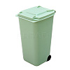 Mini Trash Can Shape Plastic Multi-function Pen & Pencil Holders OFST-PW0004-12D-1