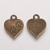 Tibetan Style Alloy Pendants X-TIBEP-409-AB-LF-2