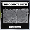 2Pcs PVC Coin Collection 9-Hole Binder Pages AJEW-LP0003-13A-2