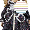 12 Yards 6 Colors Nylon Ruffled Elastic Lace Trim OCOR-GL0001-07-4