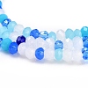 Glass Beads Strands GLAA-F106-B-14-3