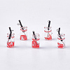 Glass Bottle Pendants CRES-N017-06E-1