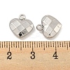 304 Stainless Steel Charms STAS-P356-27P-3