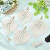 DIY Handmade Woven Cotton Bohemian Style Keychain Making Kits DIY-SC0028-16-5