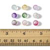 180Pcs 9 Colors Transparent Spray Painted Crackle Glass Beads GLAA-FS0002-44-5