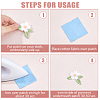 20Pcs 2 Styles Flower Embroidery Cloth Sew on Appliques PATC-FH0001-20-6