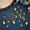 80Pcs 4 Tibetan Styles Alloy Pendants FIND-UN0004-28A-3