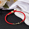 1Pc Adjustable Nylon Cord Slider Bracelets for Women BJEW-LP0001-32T-02-3