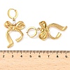 304 Stainless Steel Bowknot Hoop Earrrings LS-EJEW-U065-04G-3