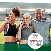 6Pcs 6 Styles Zinc Alloy Commemorative Medals AJEW-FH0005-05-7