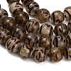 Tibetan Style dZi Beads Strands GG-CBA4812-B08-10MM-4