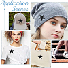 12Pcs Star Shape Cloth Embroidery Applqiues PATC-GF0001-33A-5