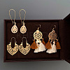 Alloy Dangle Earring Sets WH-WG30176-01-3