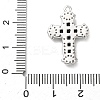 Brass Micro Pave Cubic Zirconia Pendants KK-P342-15P-4