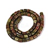 Natural Unakite Beads Strands G-Q606-60A-02-3