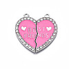 Alloy Enamel Split Pendant ENAM-S130-25E-1