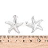 304 Stainless Steel Stud Earrings for Women EJEW-K306-12P-5