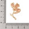 Brass Glass Pendants KK-B100-041G-02-3