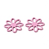 Spray Painted 201 Stainless Steel Filigree Joiners STAS-G304-09D-2