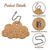 4Pcs Cork Pendant Decoration KEYC-PB0001-02C-3