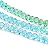 Transparent Painted Glass Beads Strands LS-DGLA-A034-T3mm-A17-4