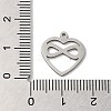 Non-Tarnish 201 Stainless Steel Pendants LS-STAS-E206-06P-01-3