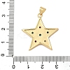Brass Micro Pave Colorful Cubic Zirconia Enamel Pendants KK-G536-20G-3