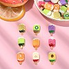 30Pcs Opaque Resin Cabochons RESI-CJ0003-58-5