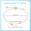 1pc Adjustable Nylon Cord Slider Bracelets for Women BJEW-LP0001-33H-G-2