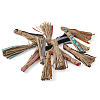 Beadthoven 12Pcs 12 Style Jute Tassel Pendants FIND-BT0001-19-2