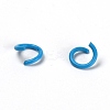 Baking Paint Metal Open Jump Rings FIND-TAC0001-24E-1