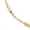304 Stainless Steel Cable Chains Anklets AJEW-AN00392-02-2