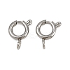 304 Stainless Steel Spring Ring Clasps STAS-B095-05C-P-1