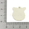 Christmas Theme Spray Painted Alloy Enamel Pendants ENAM-Z020-01L-3