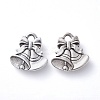 Tibetan Style Alloy Christmas Bell Pendants LS-TIBEP-GC158-AS-RS-2